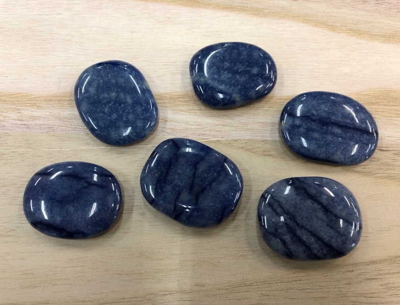 Rodado Plano Cuarzo Azul